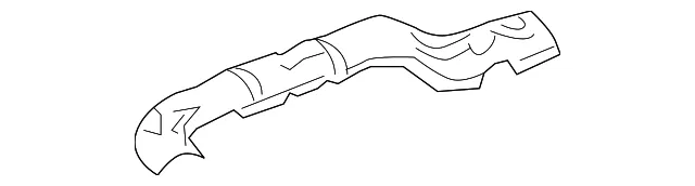 Exhaust Manifold Heat Shield - Mazda (n3h113391c)