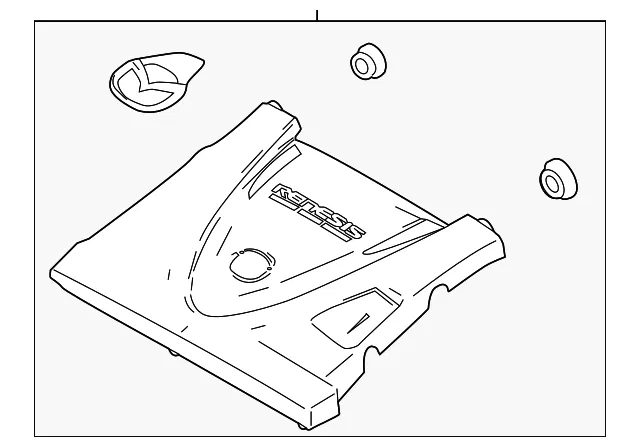 Engine Cover - Mazda (n3r11313xb)