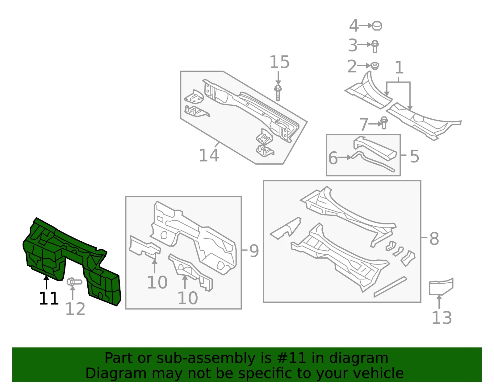 Engine Compartment Insulation - Mazda (ne516863xc) - view 2