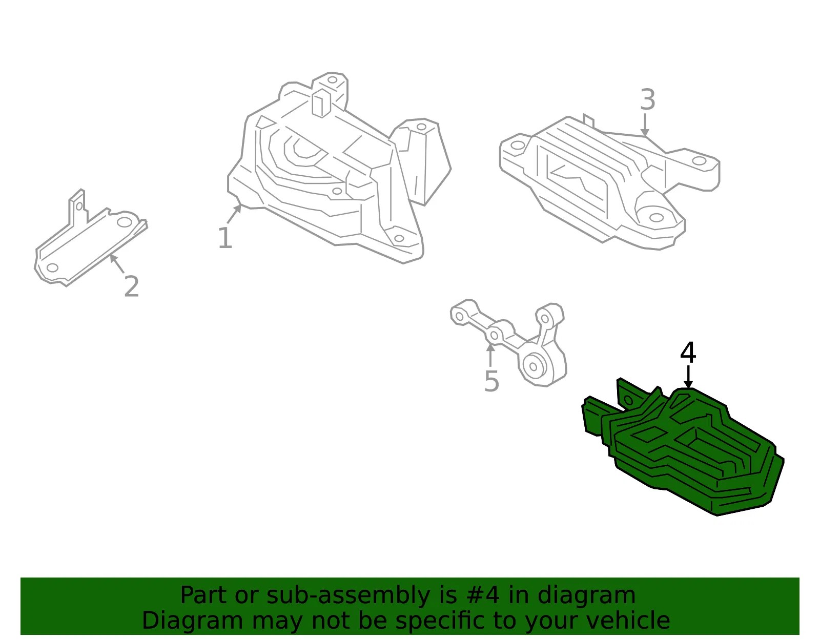 Engine Support Rod - Ford (nz6z6068d) - view 3