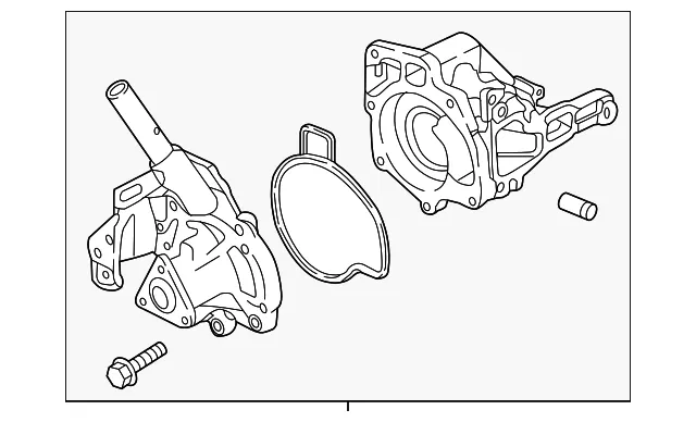 Water Pump Assembly - Mazda (p51b15010d)