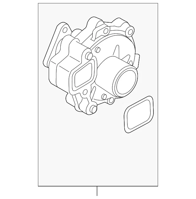Engine Water Pump - Mazda (p5pw15010c)