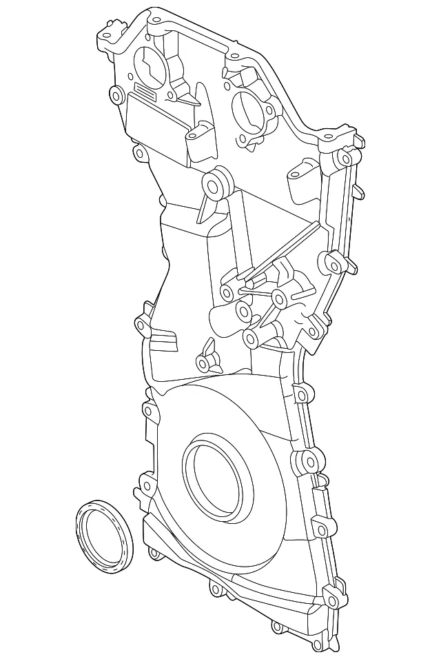 Engine Timing Cover - Ford (pb5z6019a) - view 2