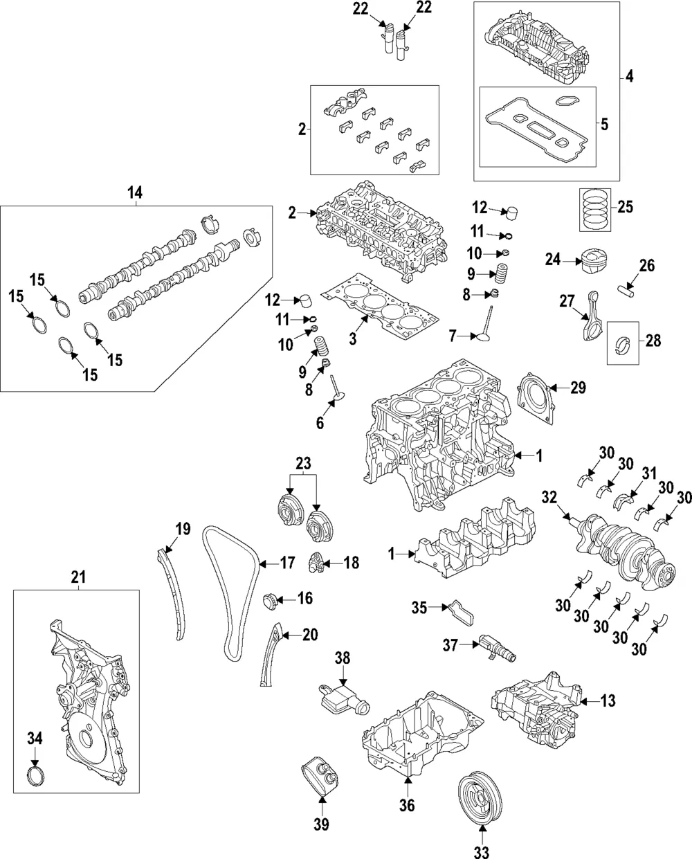 Engine Timing Chain Guide - Ford (pb5z6k297a) - view 2