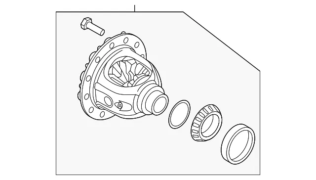 Differential Carrier Assembly - Ford (pc3z4026f)