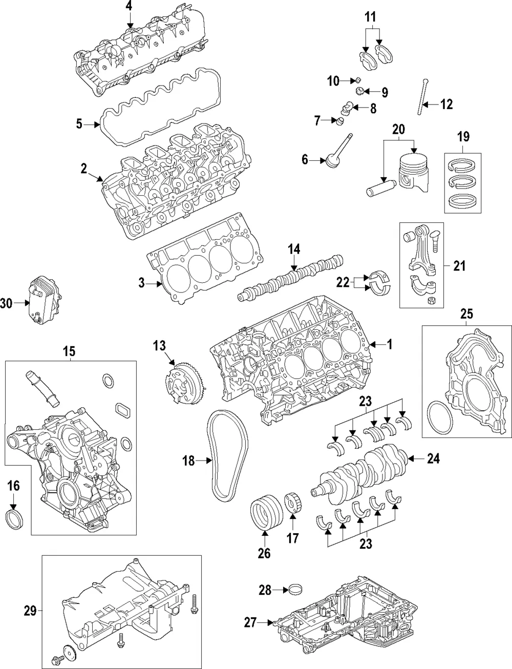 Engine Camshaft - Ford (pc3z6250a) - view 4