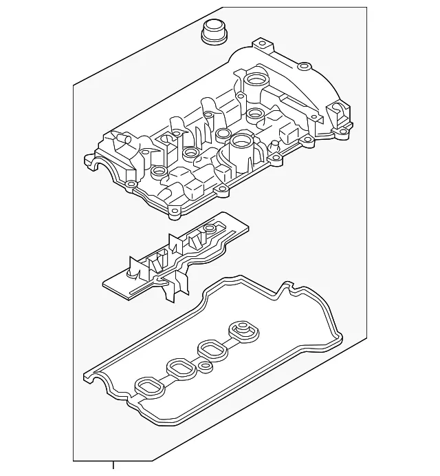 Valve Cover - Mazda (pe0110210a)