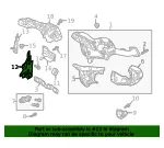 Exhaust Manifold Heat Shield - Mazda (pe0113381c) - view 4