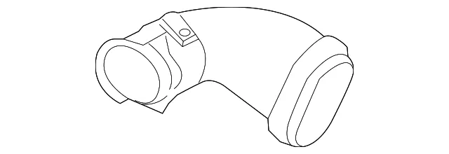 Engine Air Intake Hose - Mazda (pe0713202)