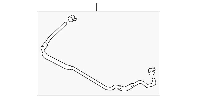 Engine Coolant Overflow Hose - Mazda (pe0815380)