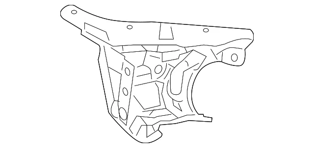 Exhaust Manifold Heat Shield - Mazda (pe2413380)