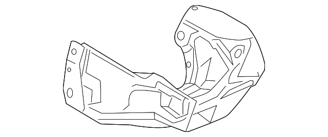 Exhaust Manifold Heat Shield - Mazda (pe24133k0)