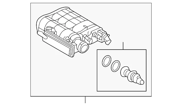 Vapor Canister - Mazda (pe5b1396z)