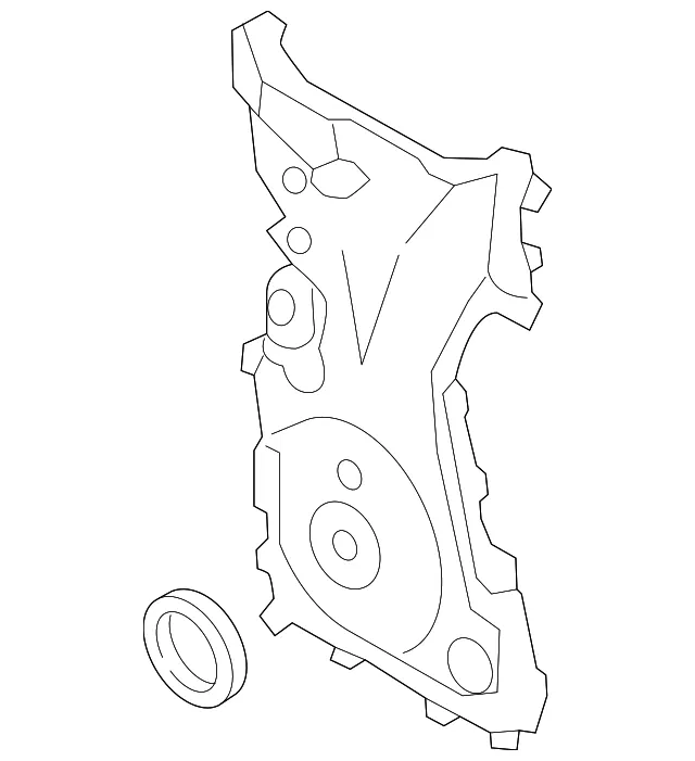 Engine Timing Cover - Mazda (pees10500)