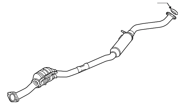 Catalytic Converter - Mazda (pej52055x)