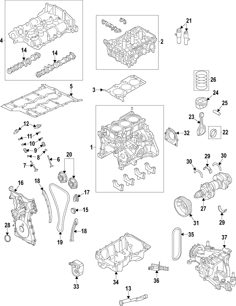 Engine Oil Pump - Ford (pv4z6600c)