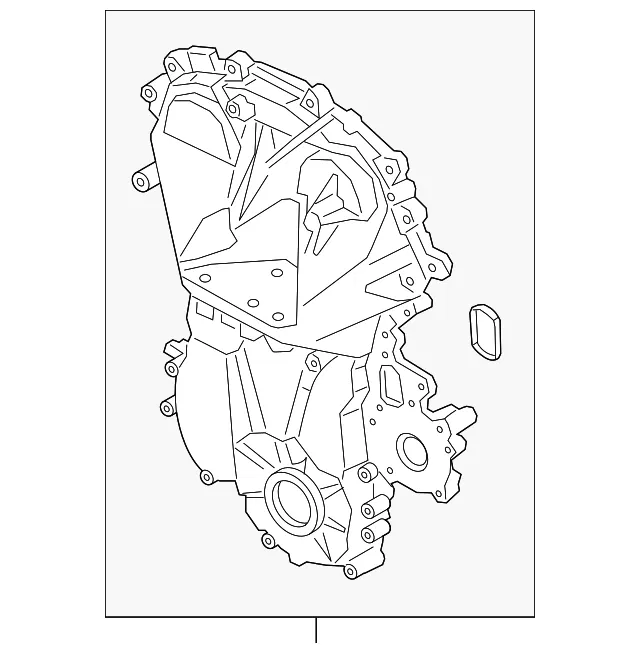Engine Timing Cover - Ford (pv4z6637a) - view 5