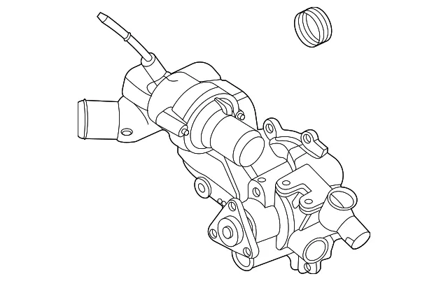 Motorcraft Engine Water Pump - Ford (pw656) - view 4