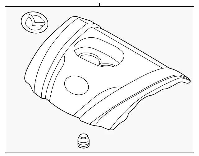 Engine Cover - Mazda (px1p102f0a)