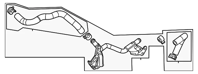 Exhaust Gas Re-Circulation (Egr) Cooler Bracket - Mazda (px9r1364xa)