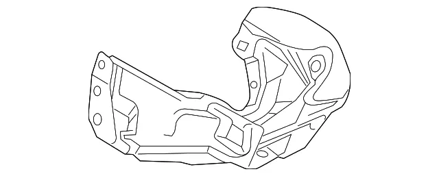 Exhaust Manifold Heat Shield - Mazda (py01133k0)