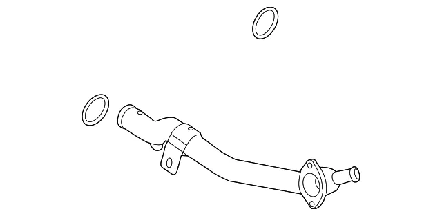 Engine Coolant Pipe - Mazda (py0115190)