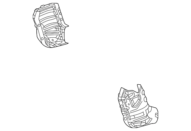 Catalytic Converter Heat Shield - Mazda (py7j13380)