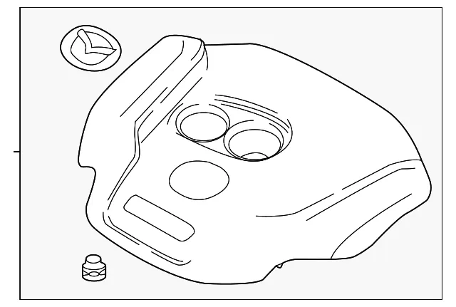 Engine Cover - Mazda (py8v102f0c)