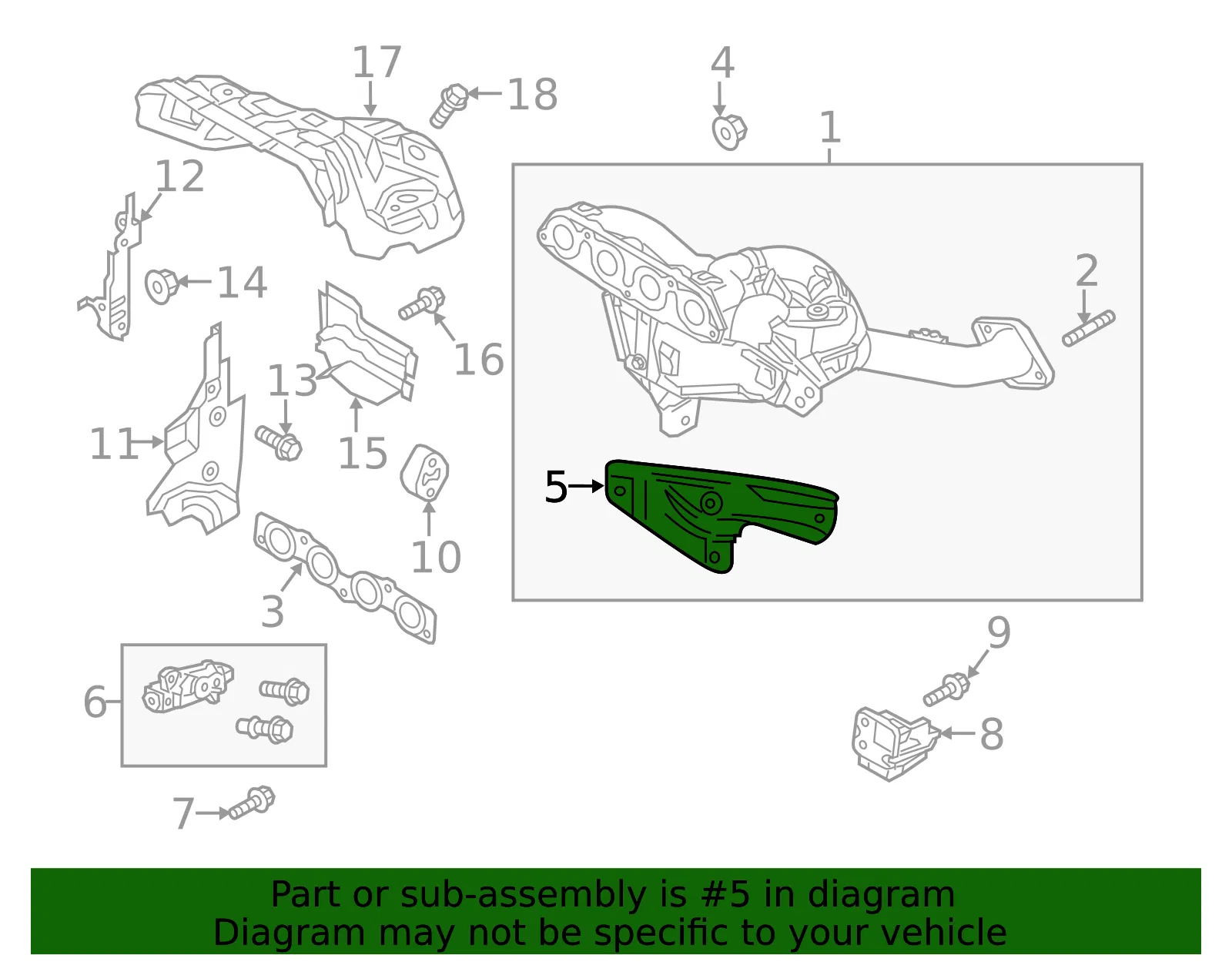 Exhaust Manifold Heat Shield - Mazda (py9713380) - view 2