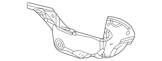 Exhaust Manifold Heat Shield - Mazda (py9c133k0)