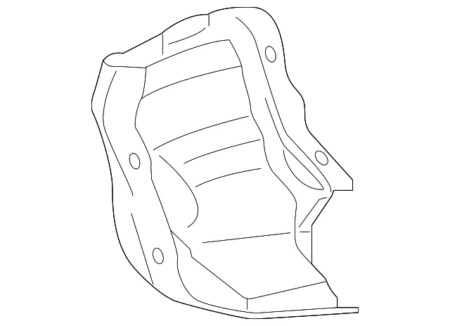 Catalytic Converter Heat Shield - Mazda (py9e13380a)