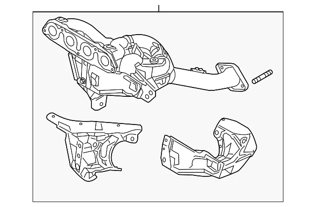 Exhaust Manifold - Mazda (pyf12050x)
