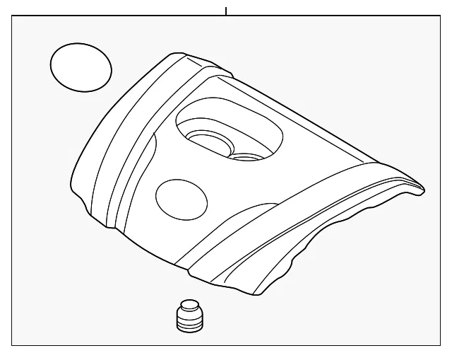 Engine Cover - Mazda (pyfa102f0)