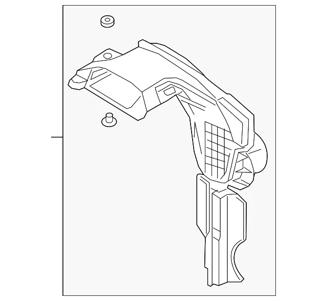 Engine Air Intake Hose - Mazda (pyml13200)