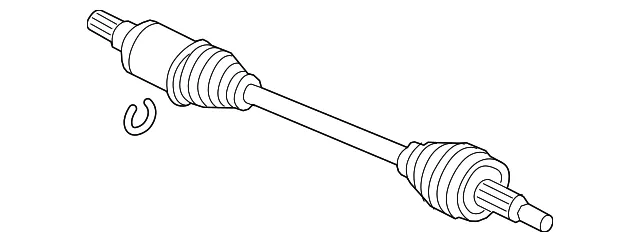 Axle Assembly - Ford (pz6z4k138a)