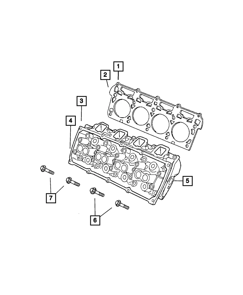 Cylinder Head, Remanufactured - Mopar (r8193022aa)