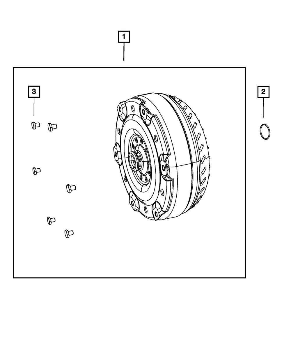 Torque Converter Kit, Remanufactured - Mopar (r8419671ae)