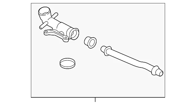 Motorcraft Engine Coolant Pipe - Ford (rh277) - view 2