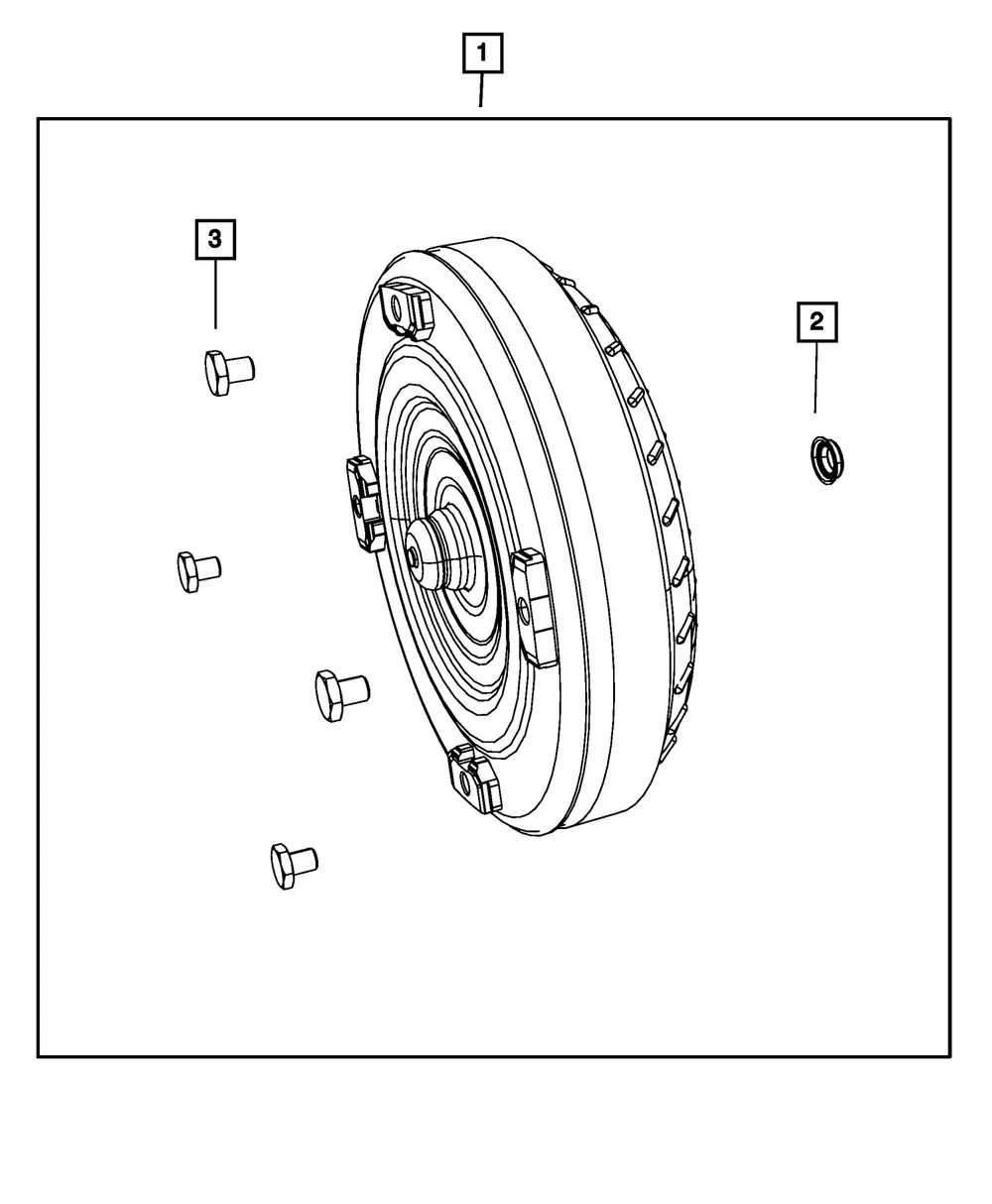 Torque Converter Kit - Mopar (rl093944af)