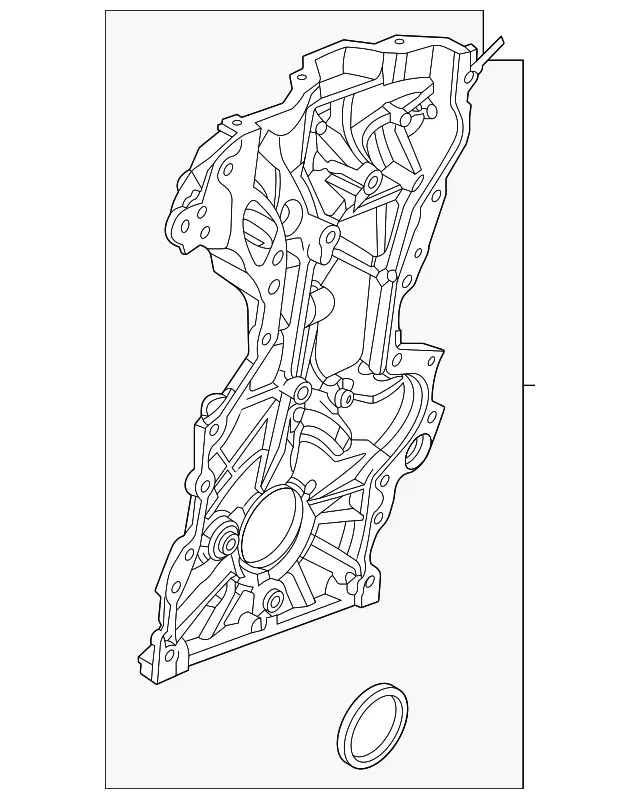 Engine Timing Cover - Mazda (sh1810500)