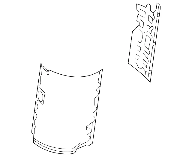 Catalytic Converter Heat Shield - Mazda (sha540870)