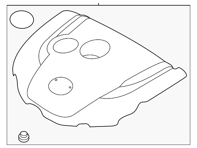 Engine Cover - Mazda (shbh10230a)