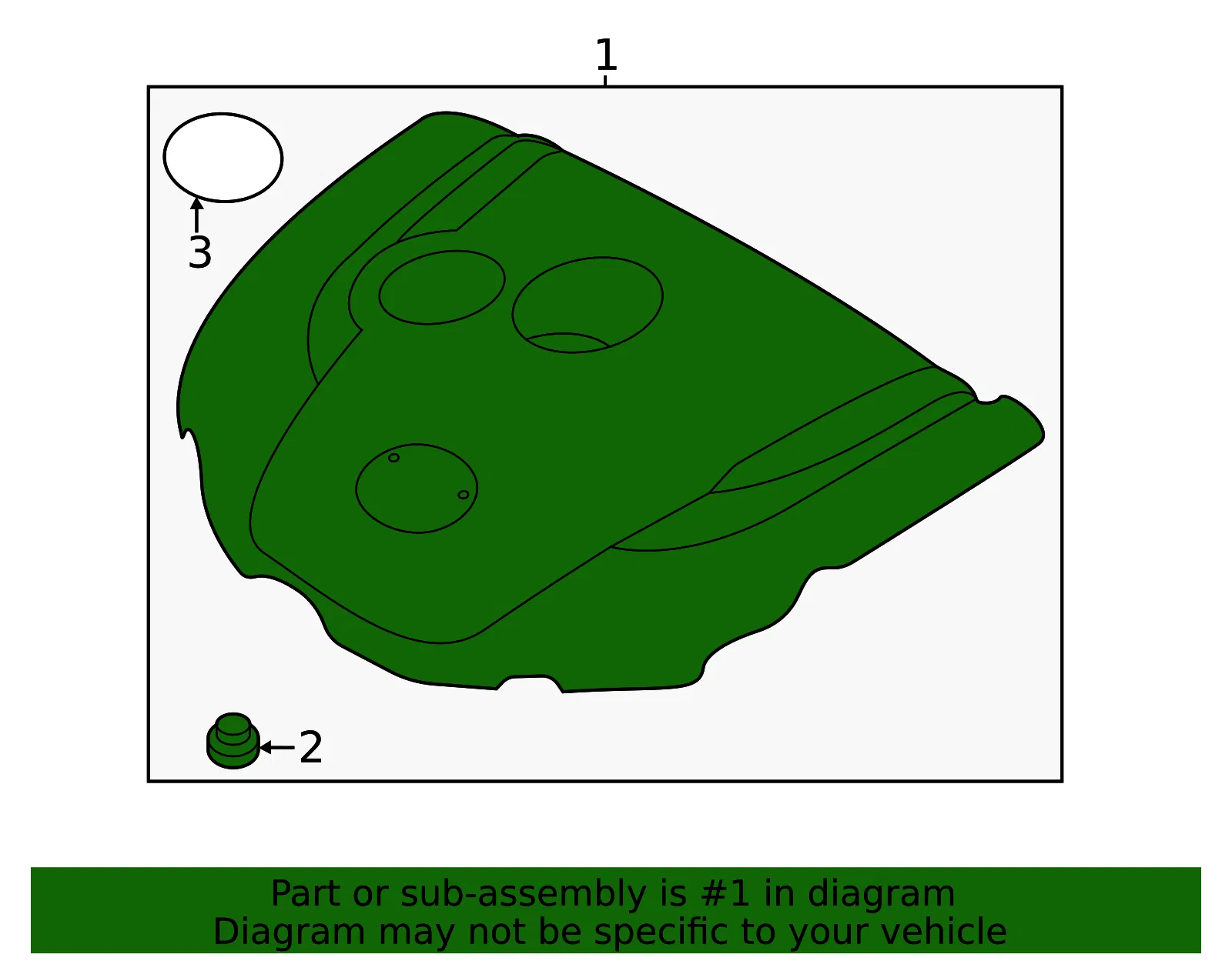 Engine Cover - Mazda (shbh10230a) - view 2