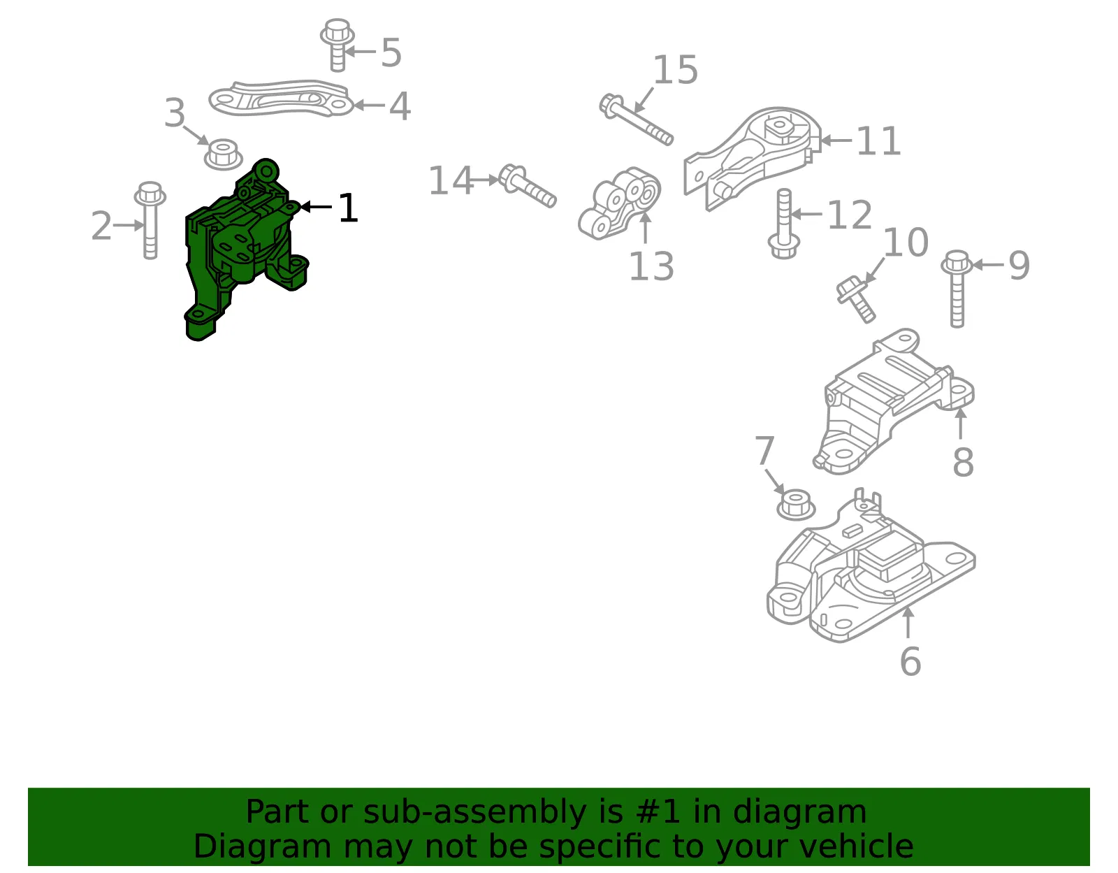 Engine Mount - Mazda (va4039060) - view 2