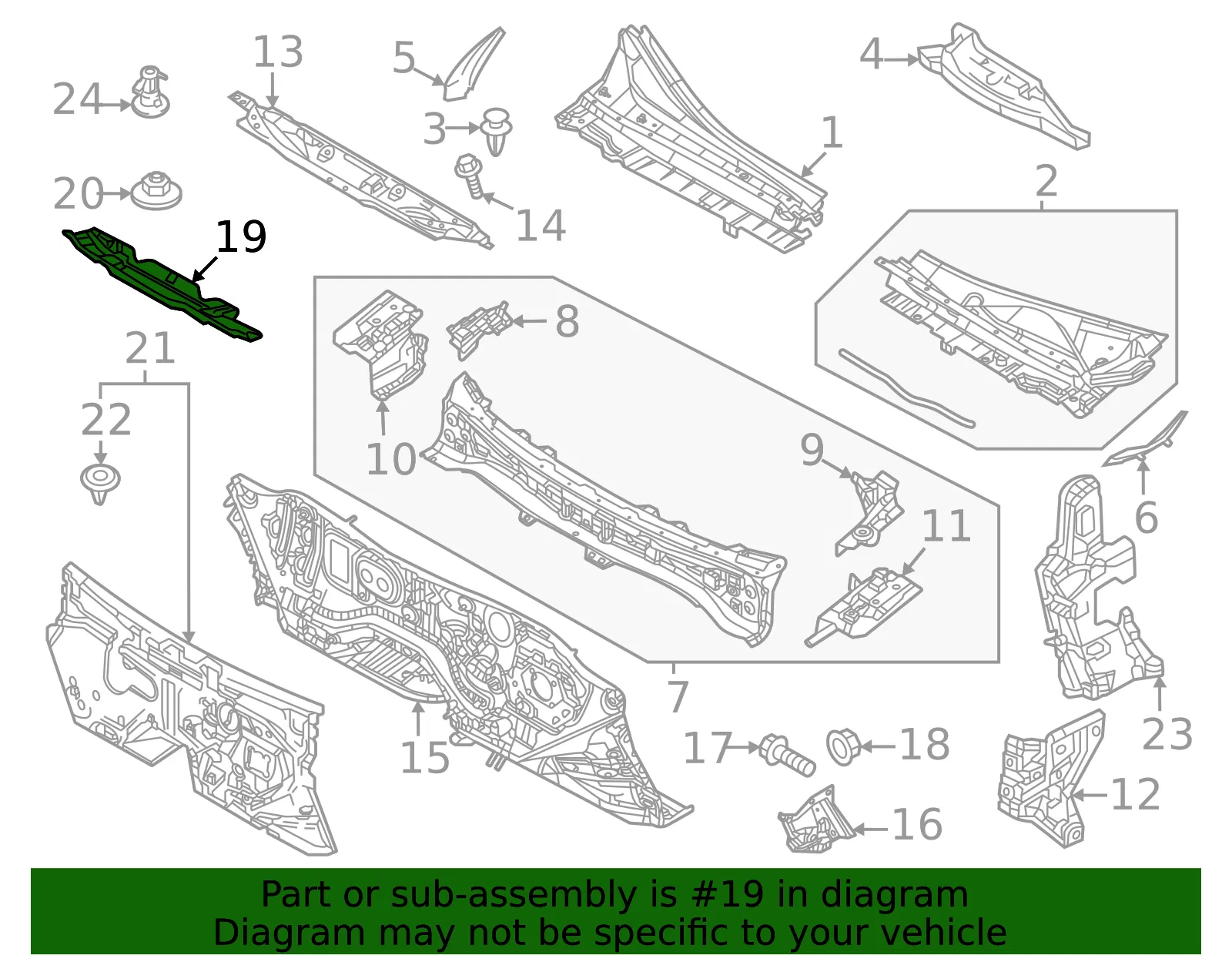 Engine Compartment Insulation - Mazda (va4068611a) - view 2