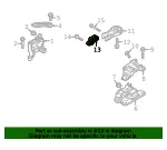 Engine Support Rod Bracket - Mazda (va4139010) - view 4