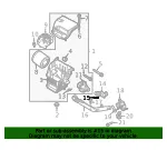 Engine Air Intake Hose Bolt - Ford (w500312s442) - view 5
