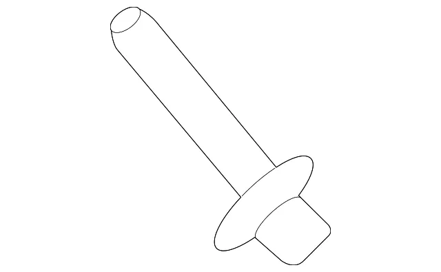 Exhaust Manifold Heat Shield Screw - Ford (w503295s437) - view 2