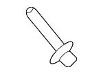 Exhaust Manifold Heat Shield Screw - Ford (w503295s437) - view 4