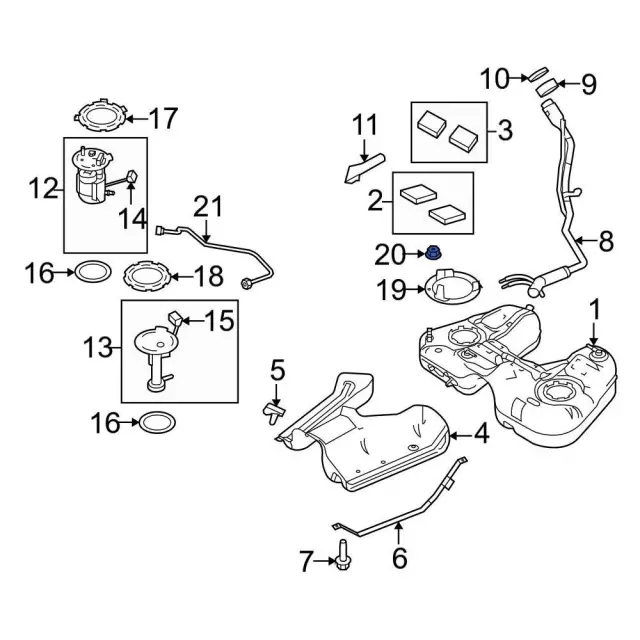 Automatic Transmission Oil Cooler Hose Nut - Ford (w520101s441) - view 10